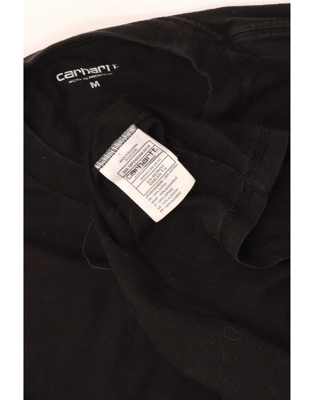 Carhartt T-shirt graphique pour homme en coton noir moyen