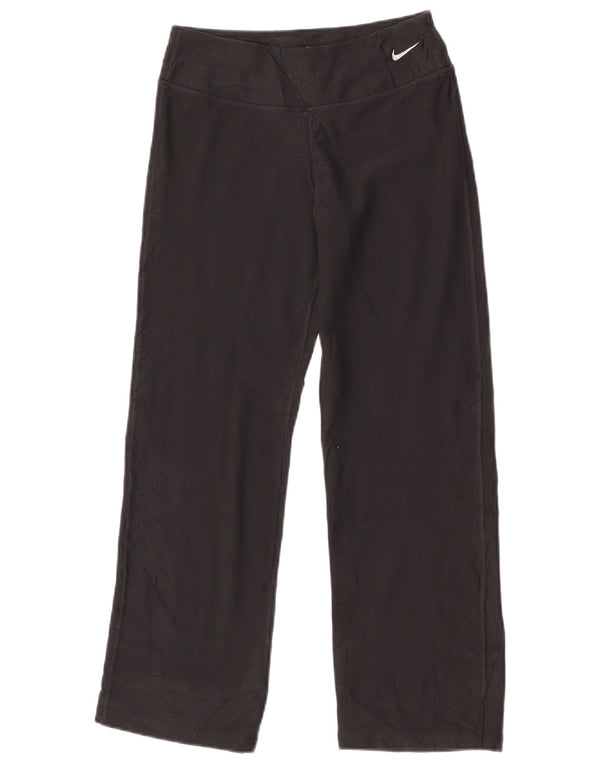 Pantalon de survêtement Nike Dri Fit pour femme UK 14 Noir moyen Polyester