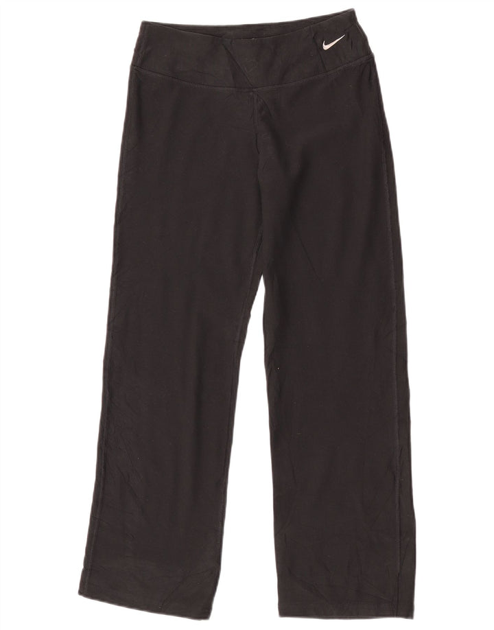 Pantalon de survêtement Nike Dri Fit pour femme UK 14 Noir moyen Polyester