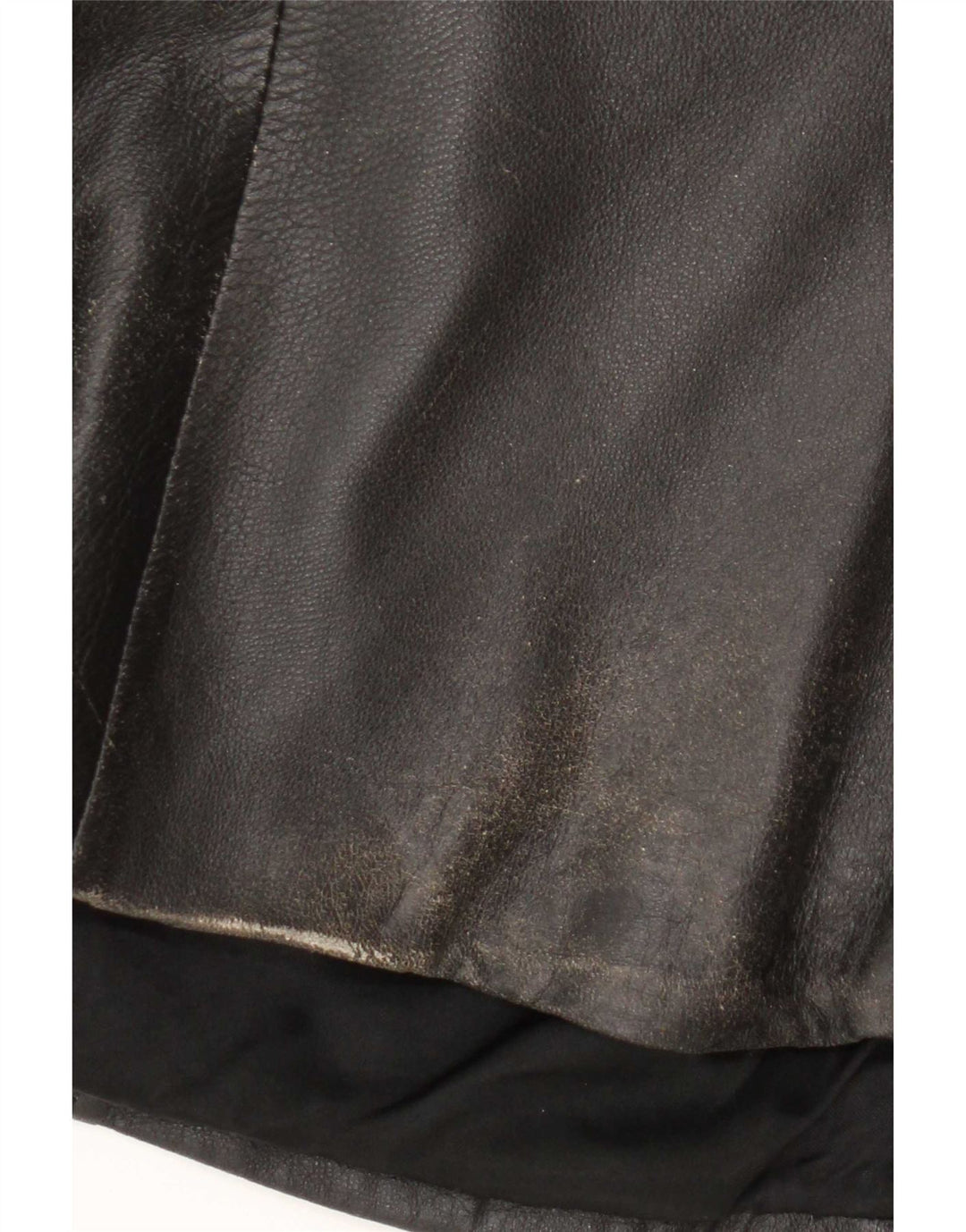veste en cuir homme vintage UK 36 Petit Noir