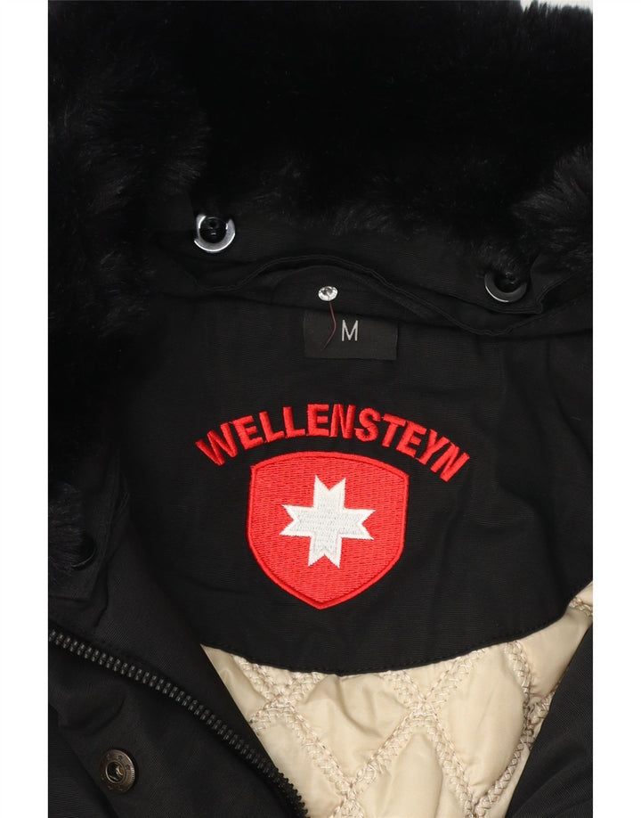 Wellensteyn Manteau rembourré pour femme UK 14 Coton noir moyen