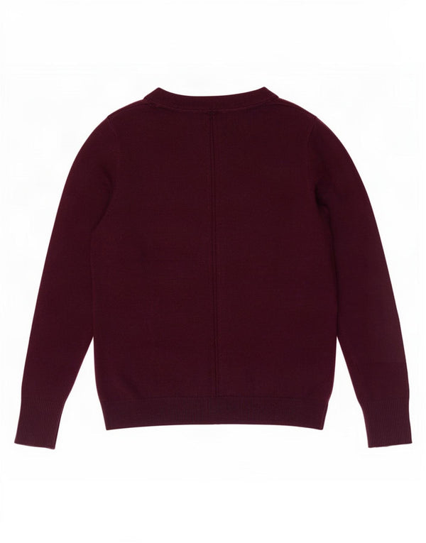 Fat Face Cardigan pour femme en polyester bordeaux moyen UK 12