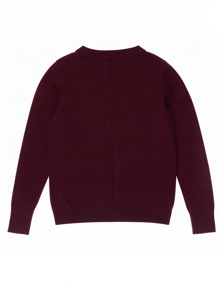 Fat Face Cardigan pour femme en polyester bordeaux moyen UK 12