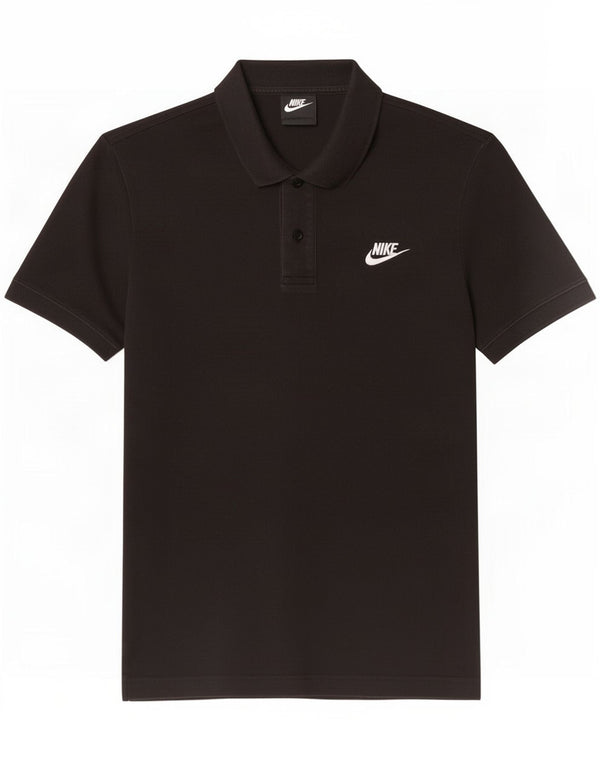 Nike Polo Homme Petit Noir Coton