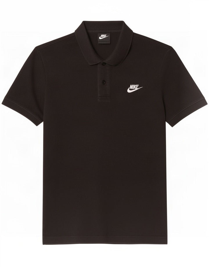 Nike Polo Homme Petit Noir Coton