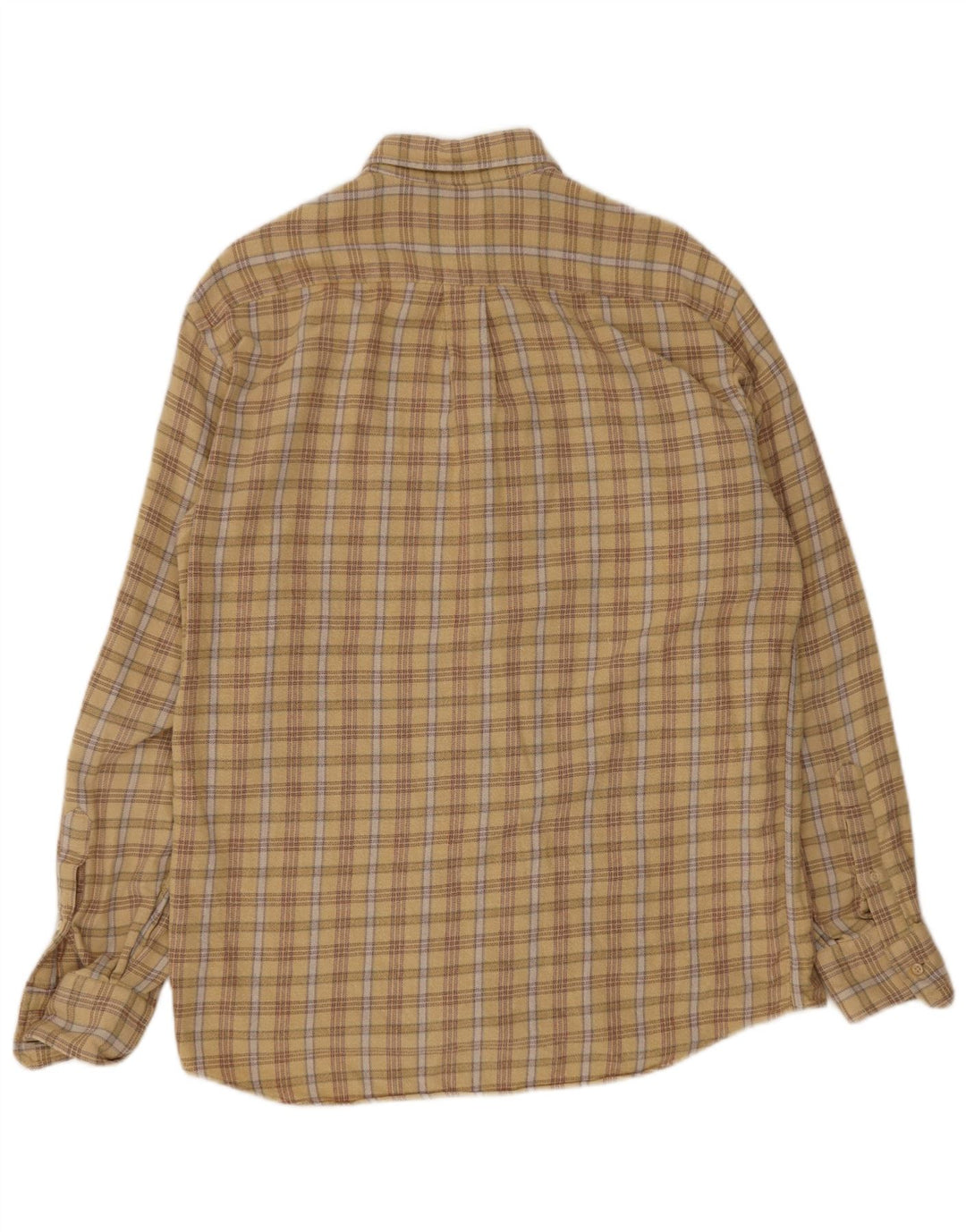Hugo Boss Chemise en flanelle pour homme Taille 41 Grand carreaux beiges