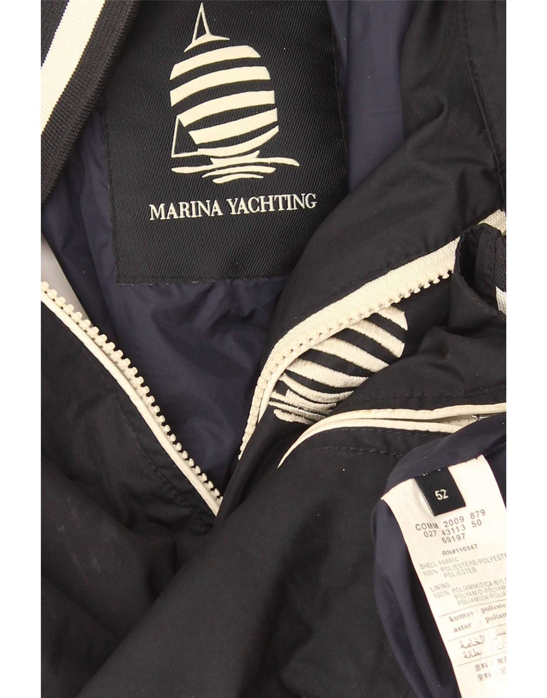 Marina Yachting Gilet Homme IT 52 XL Noir Polyester
