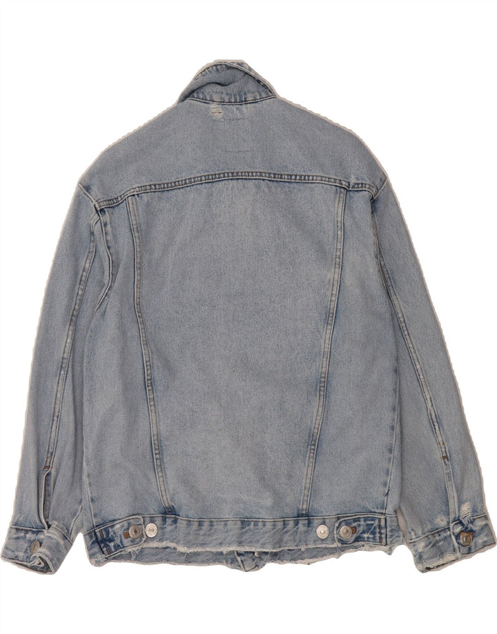 ZARA Mens Denim Jacket UK 36 Small Blue Vintage Zara and Second-Hand Zara from Messina Hembry 