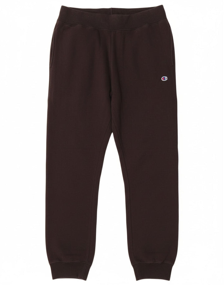 CHAMPION Mens Tracksuit Trousers Joggers Medium  Black