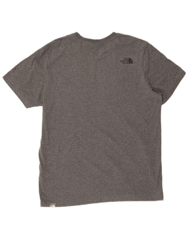 The North Face T-shirt graphique pour hommes, grand coton moucheté gris