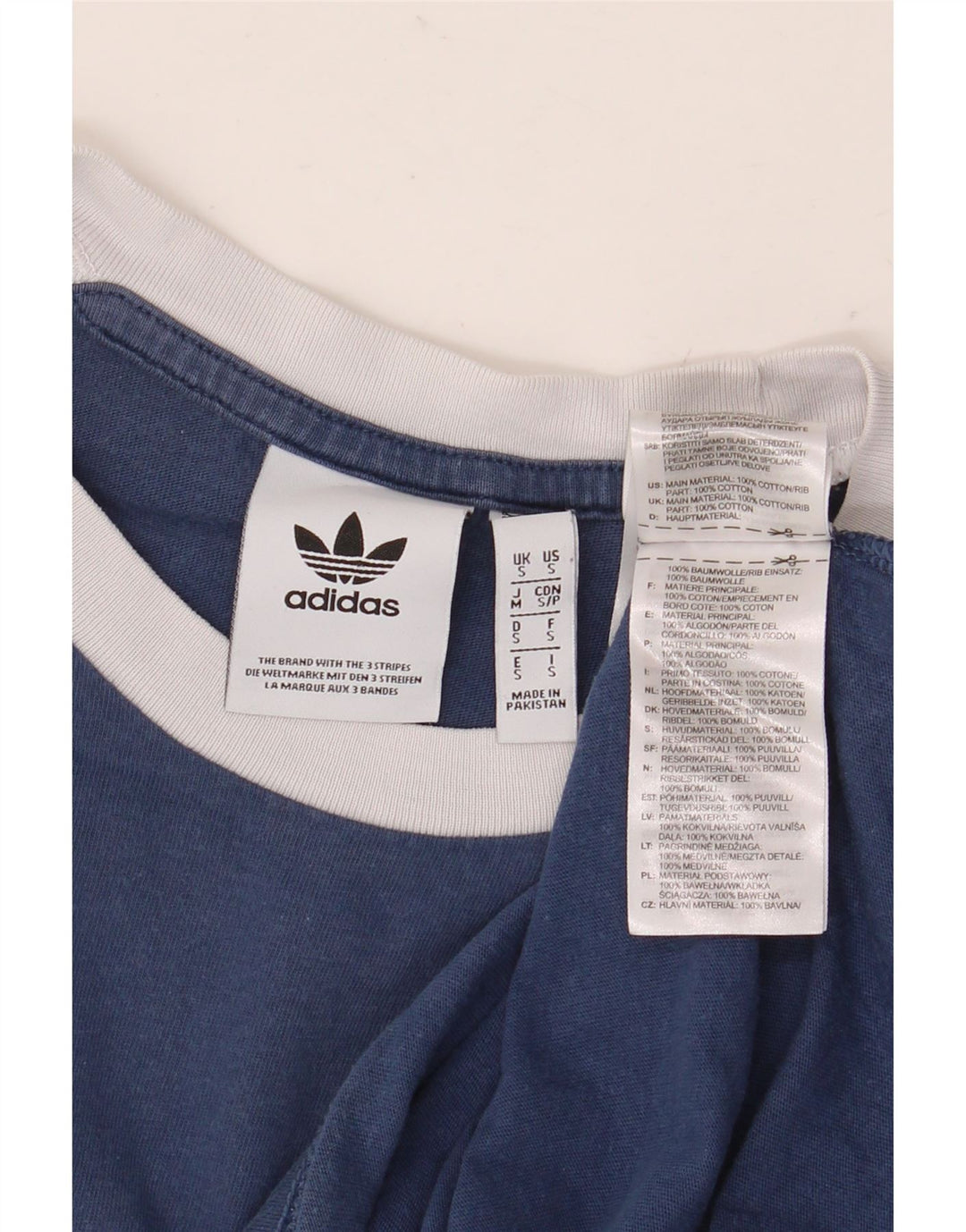 ADIDAS T-Shirt Homme Petit Bleu Coton