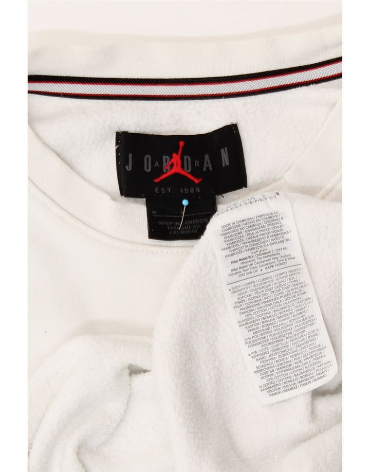 Jordan Sweat-shirt pour homme en coton blanc moyen