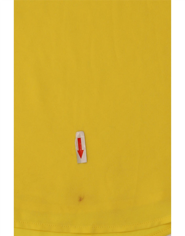 Oasis Chemisier sans manches pour femme UK 46 Large Jaune Polyester
