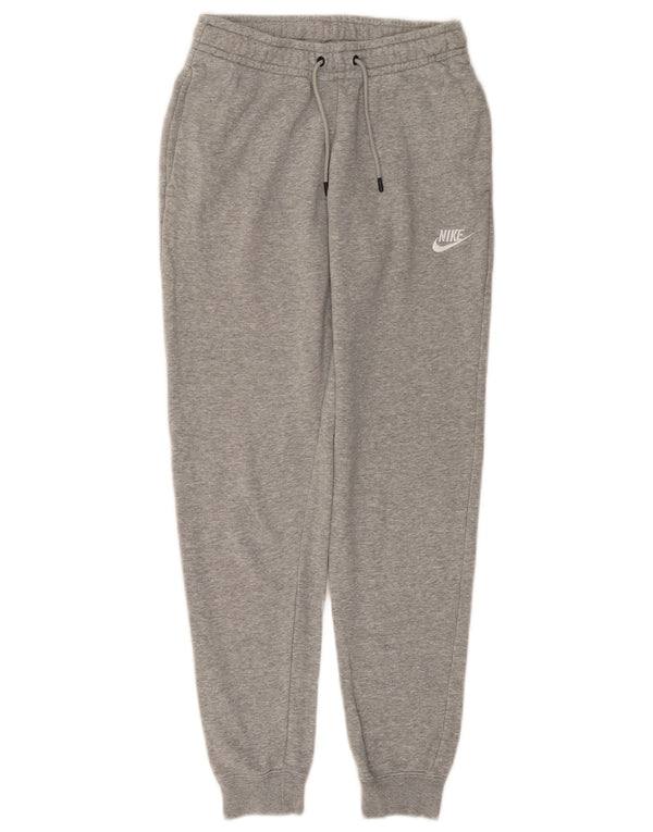 NIKE Pantalon de survêtement pour femme Joggers UK 4 XS Gris chiné en coton