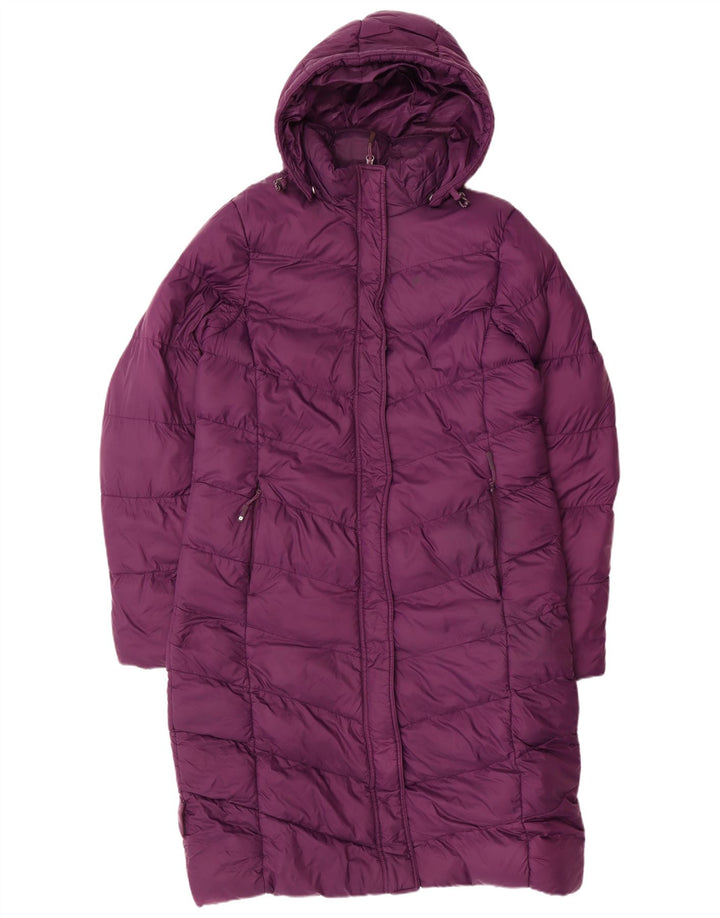 MOUNTAIN WAREHOUSE Manteau rembourré à capuche pour femme UK 16 Small Violet Nylon