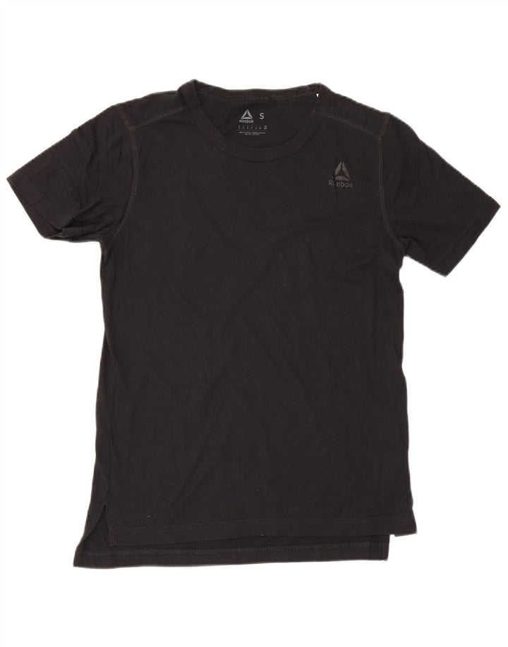 Reebok T-Shirt Homme Haut Petit Noir Coton