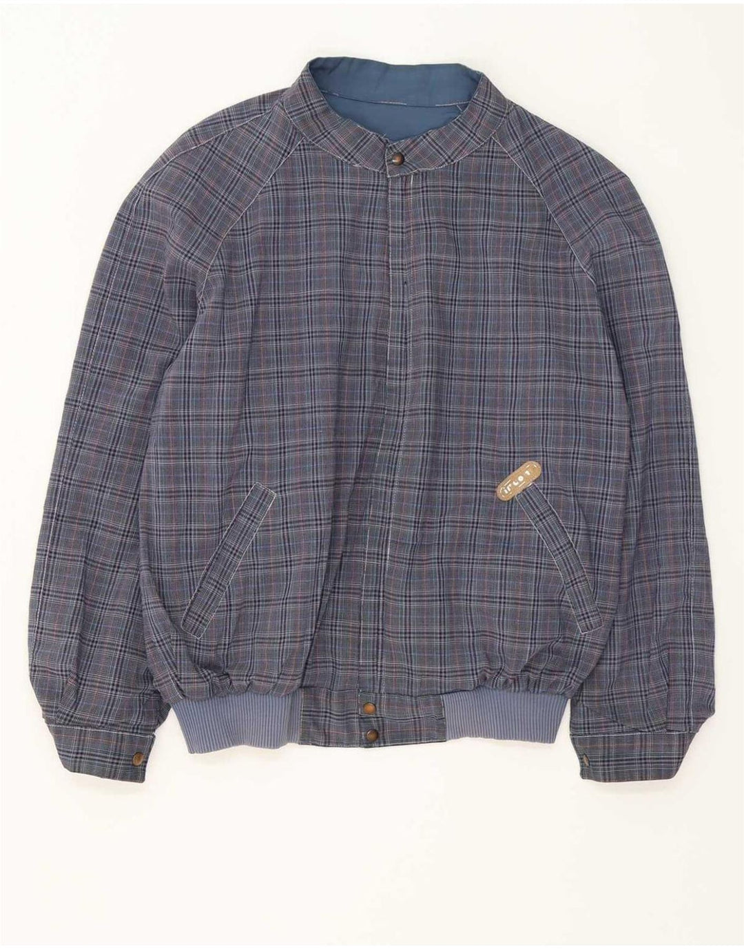 vintage Homme Veste Réversible UK 40 Grand Bleu Marine