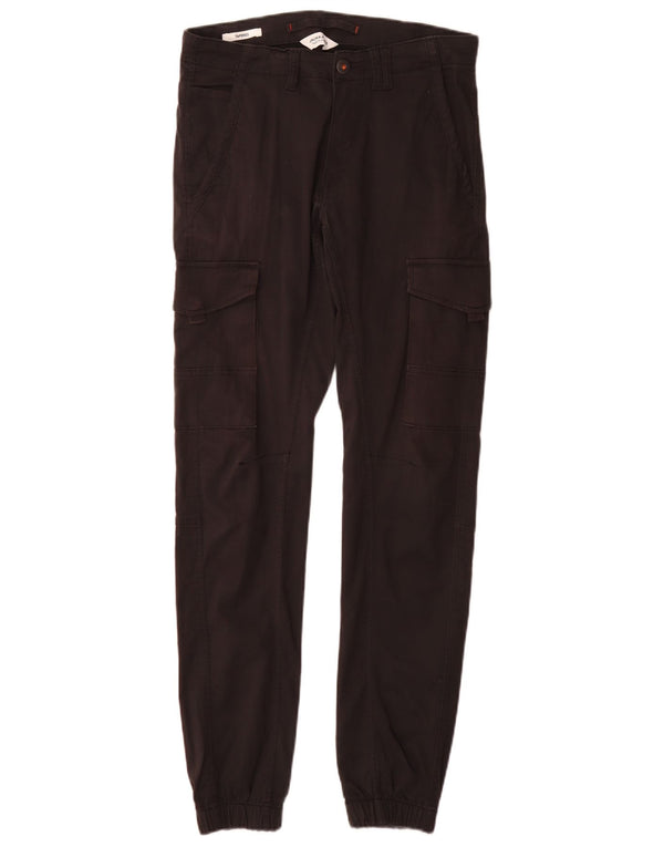 Jack & Jones Pantalon Cargo Fuselé Joggers Homme W29 L34 Coton Noir