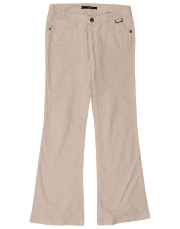Atos Lombardini Jean Bootcut Femme W30 L31 Coton Blanc