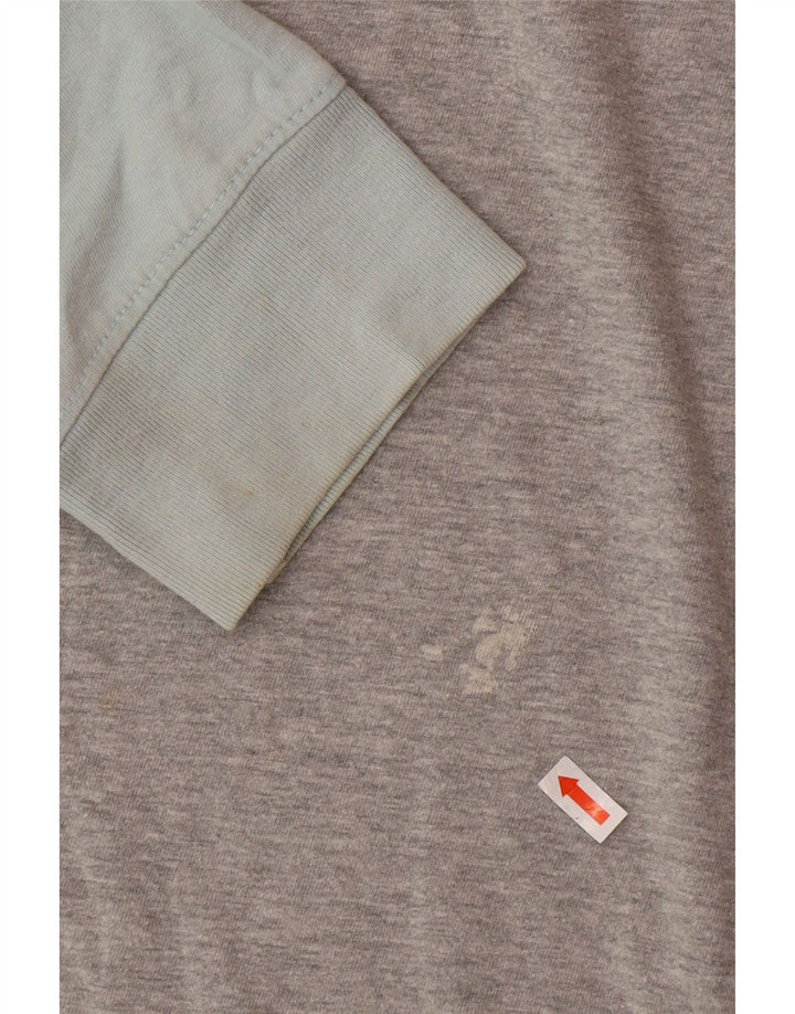 Fat Face Haut Homme Manches Longues Gris Moyen Colourblock Coton
