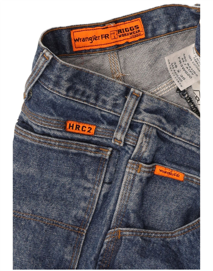 WRANGLER Jean droit homme W38 L36 bleu coton