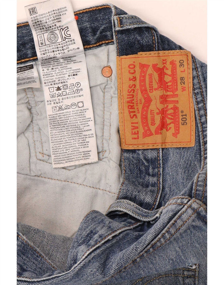 Levi's Jean Droit 501 Homme Bleu W28 L30 Coton