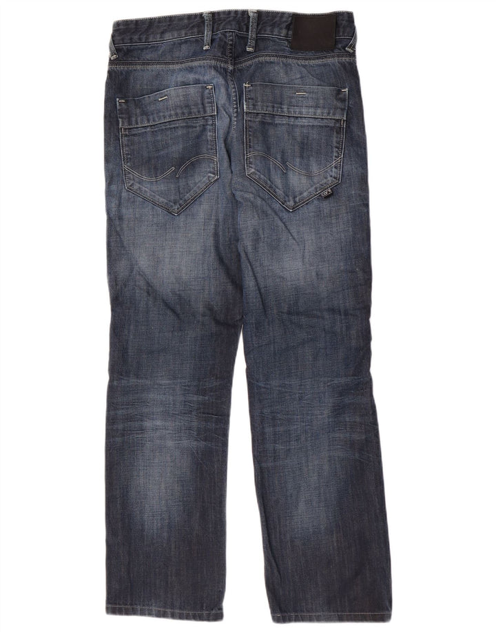 Jack & Jones Jean Droit Homme W30 L30 Bleu Coton