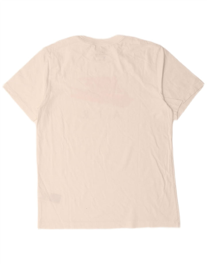 Nike T-shirt graphique pour homme en coton blanc moyen
