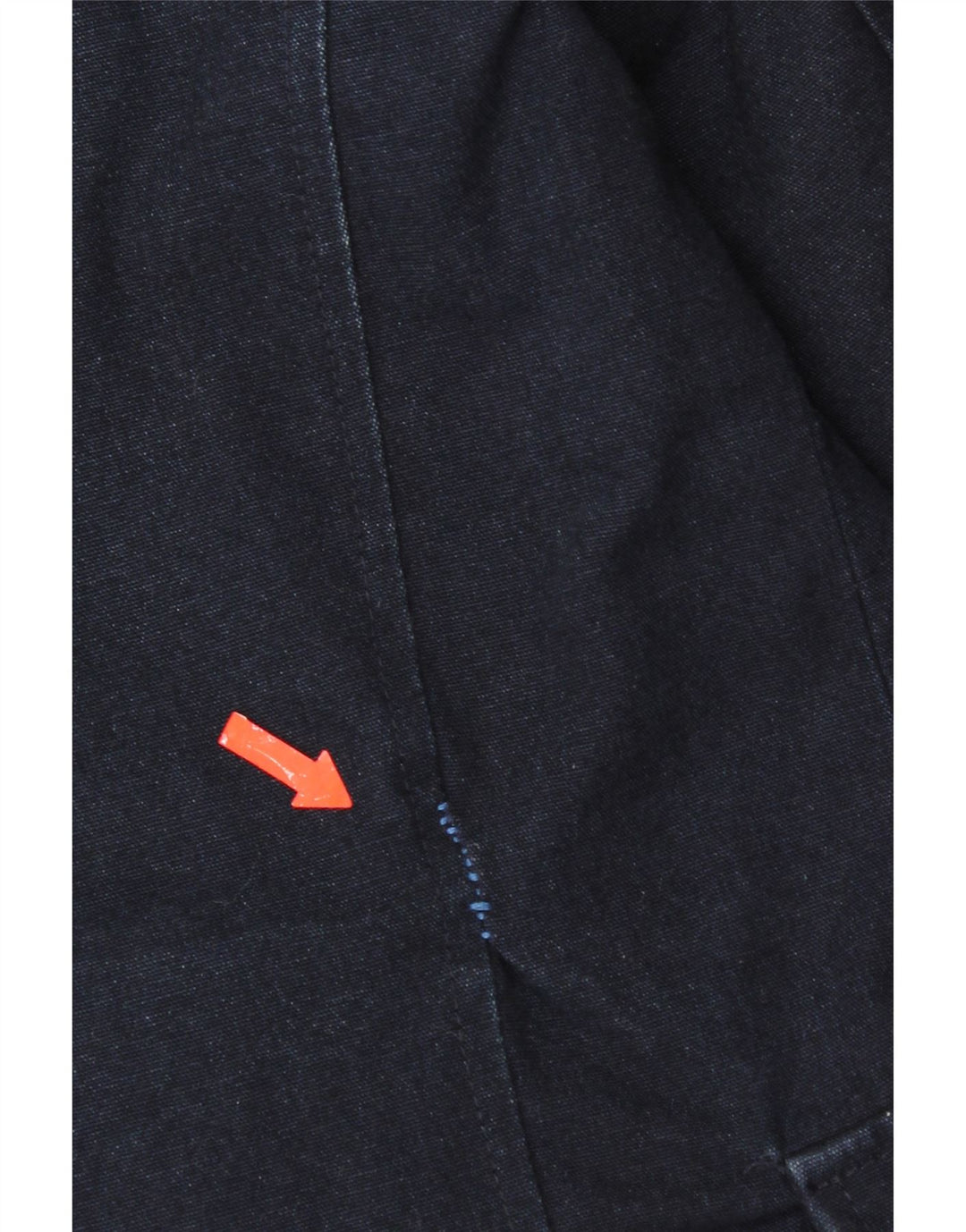 Zara Caban Homme UK 36 Petit Coton Bleu Marine