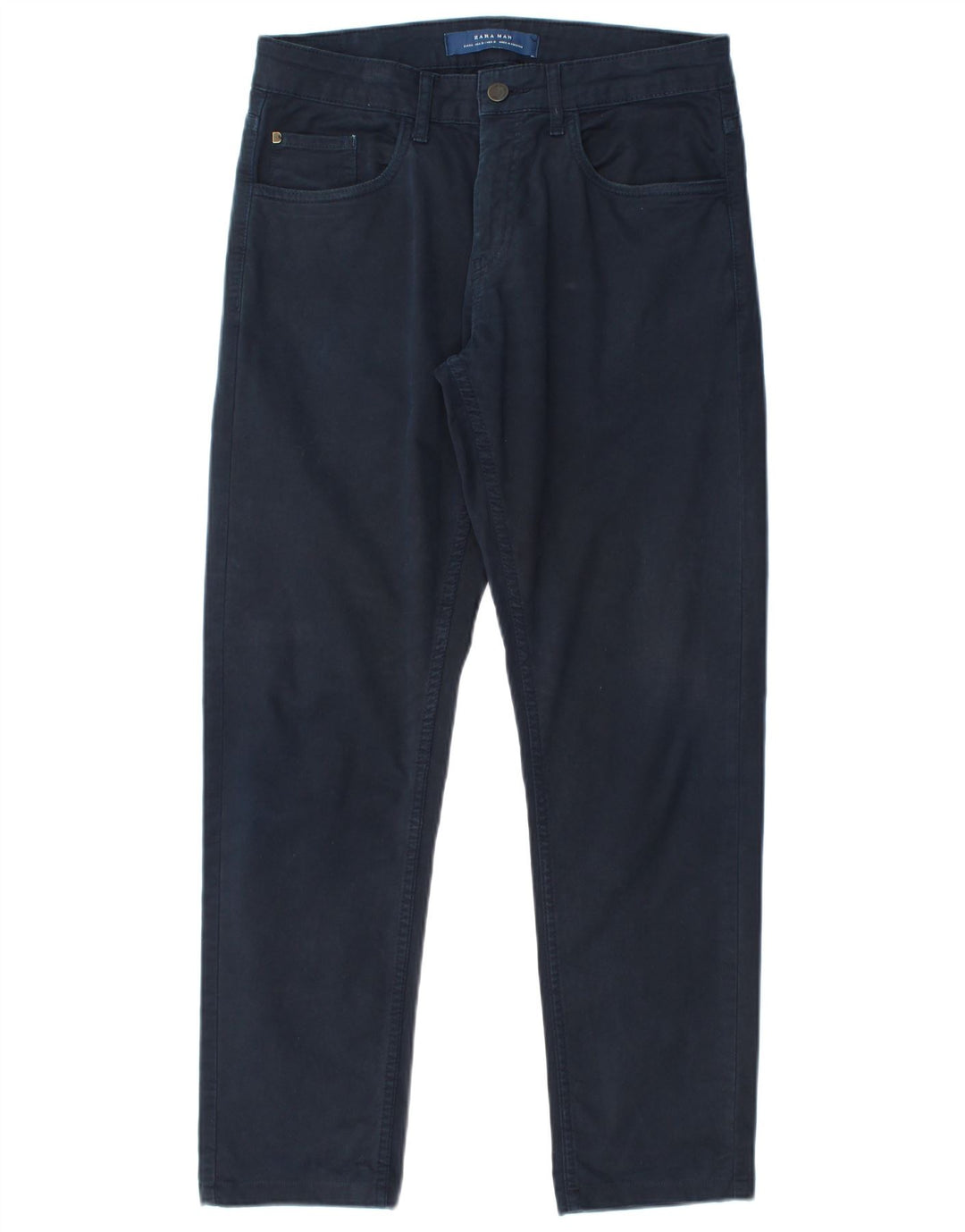 Zara Jean Slim Homme EU 40 Moyen W31 L29 Bleu Marine