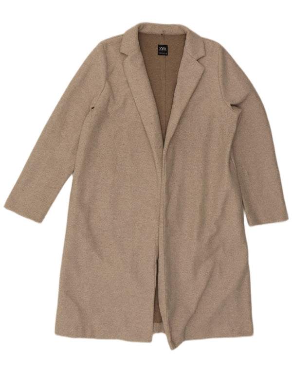 Zara Manteau ouvert pour femme UK 18 XL Beige