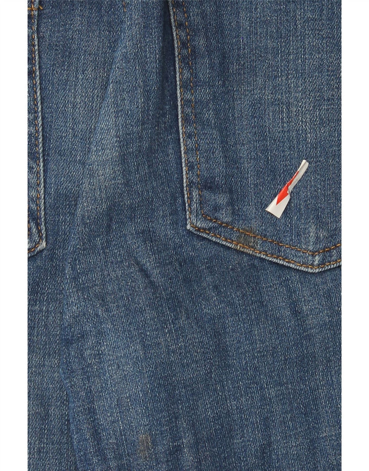 Zara Jeans Bootcut Femme EU 38 Small W28 L27 Bleu Marine Coton