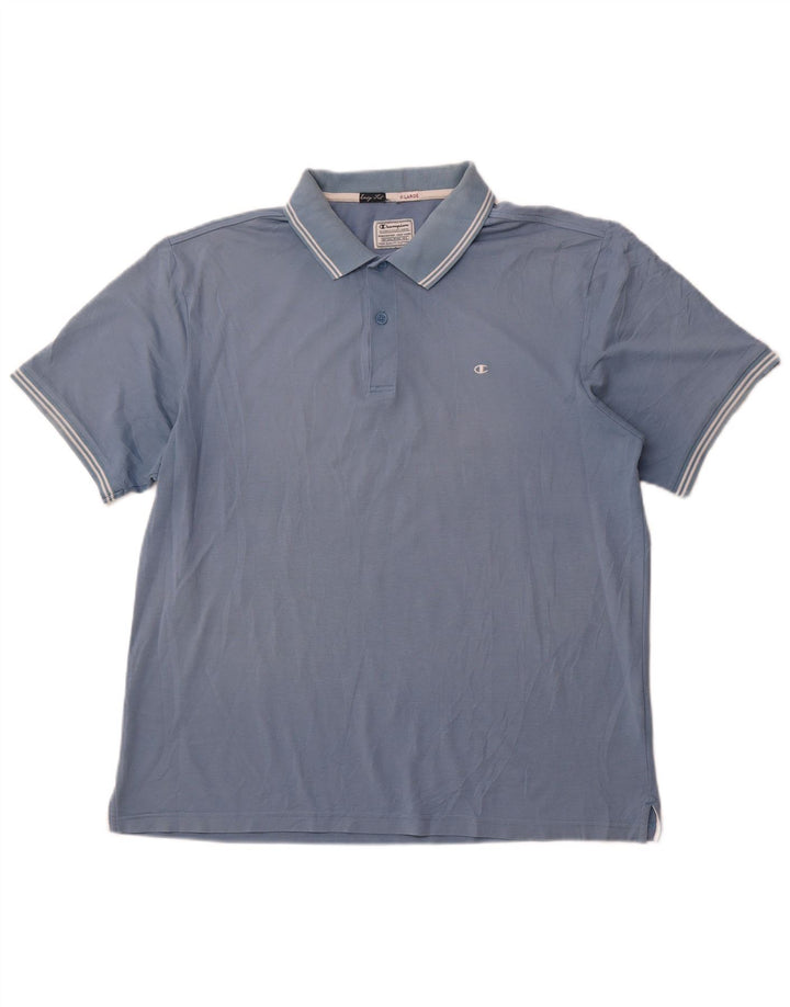 CHAMPION Polo Easy Fit Homme Bleu XL