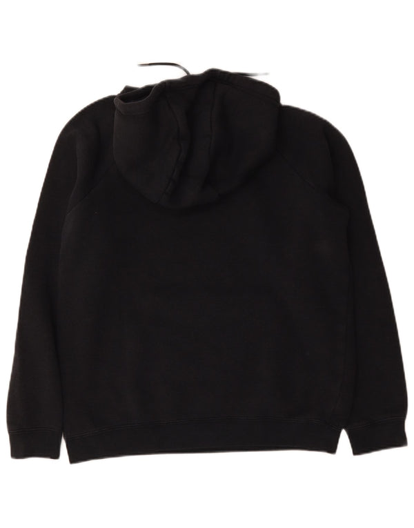 Nike Pull à capuche surdimensionné pour femme UK 10 Petit coton noir