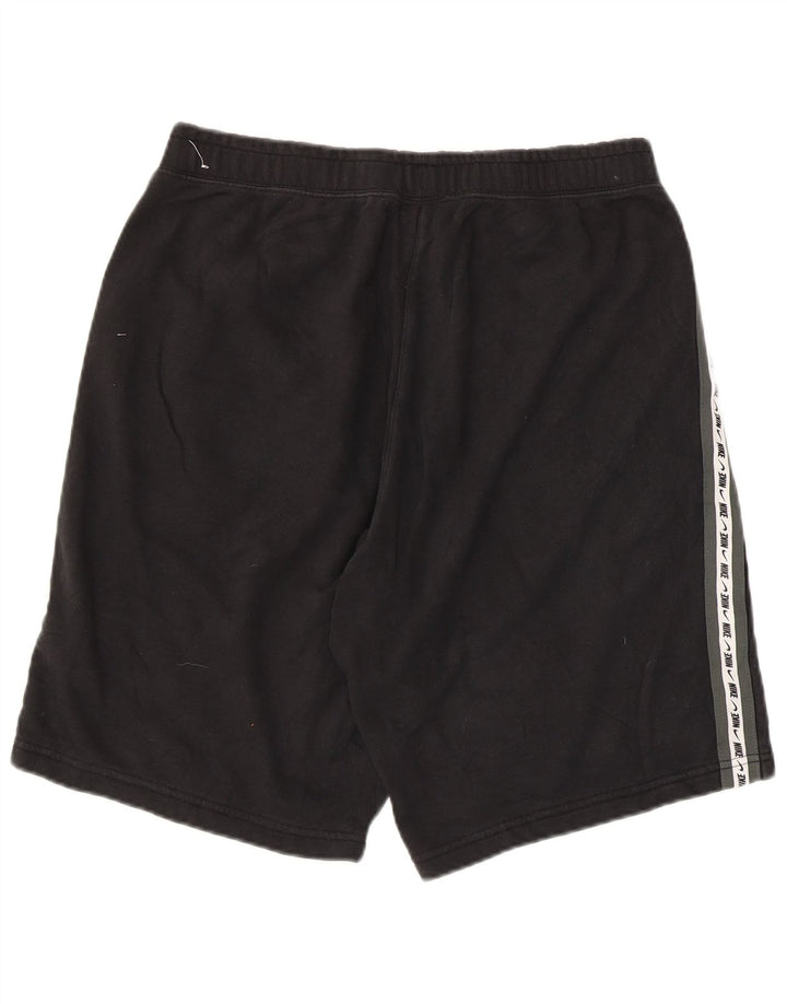 Nike Short de sport graphique pour homme en coton color block Noir Taille L