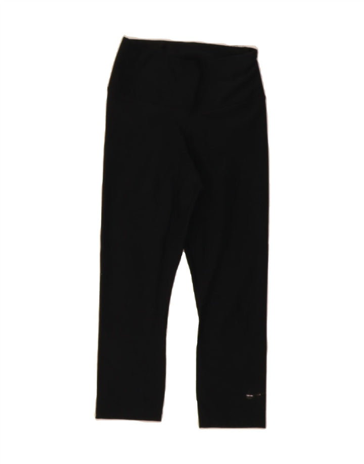 NIKE Womens Dri Fit Tracksuit Trousers UK 8 Small Black Polyester Vintage Nike and Second-Hand Nike from Messina Hembry 
