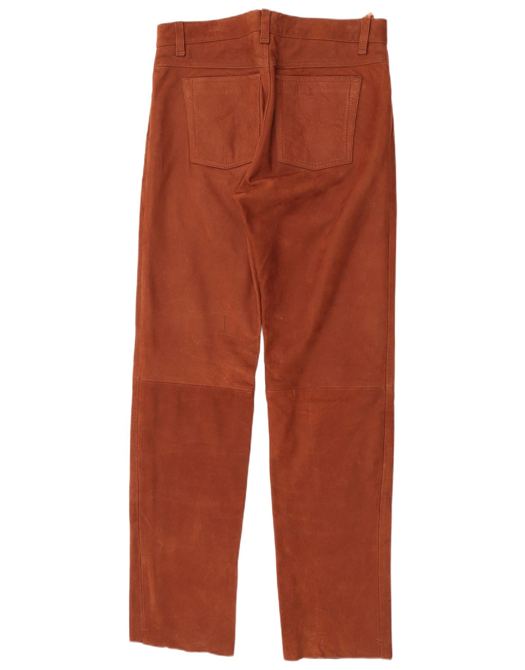 Pantalon en cuir homme vintage W33 L33 cuir marron