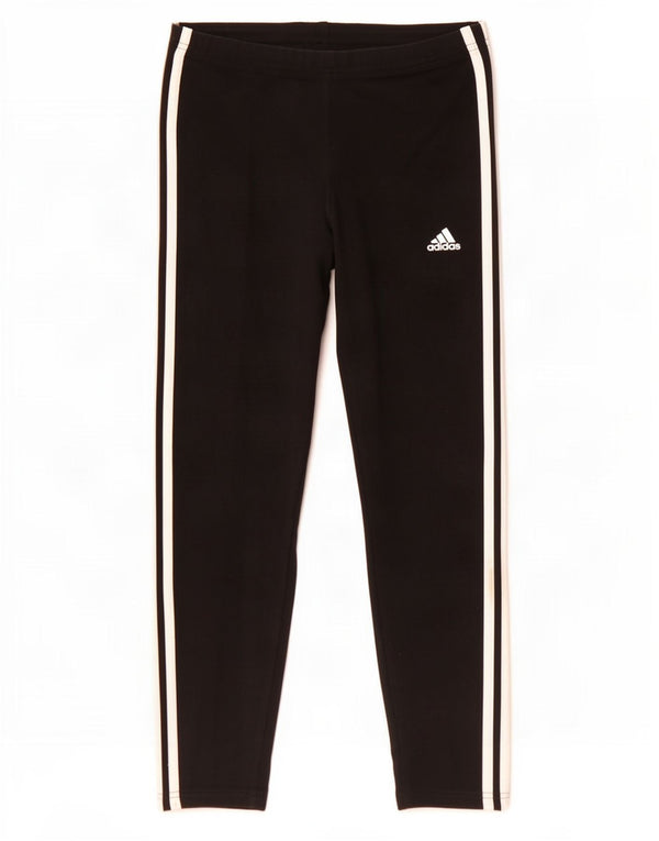 Adidas Legging court coupe ajustée pour femme UK 12/14 Noir moyen