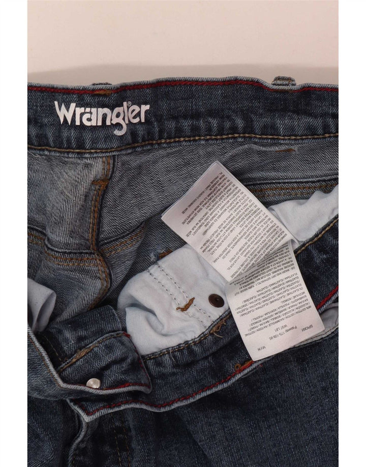 Wrangler Jean droit régulier pour homme W38 L32 en coton bleu