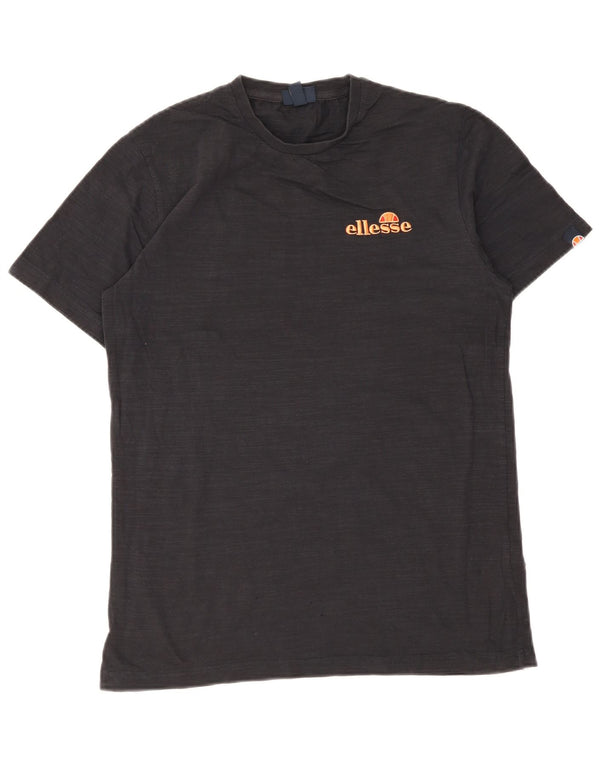 Ellesse T-Shirt Graphique Haut Noir Moyen Coton Homme