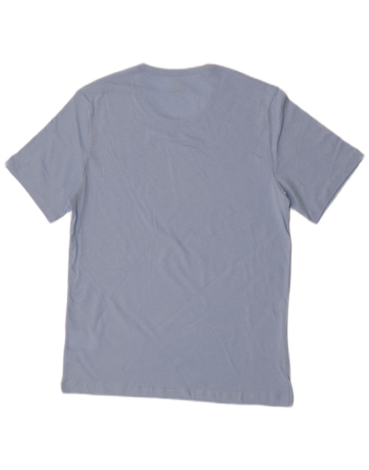 Hugo Boss Homme T-Shirt Top Bleu Moyen Coton