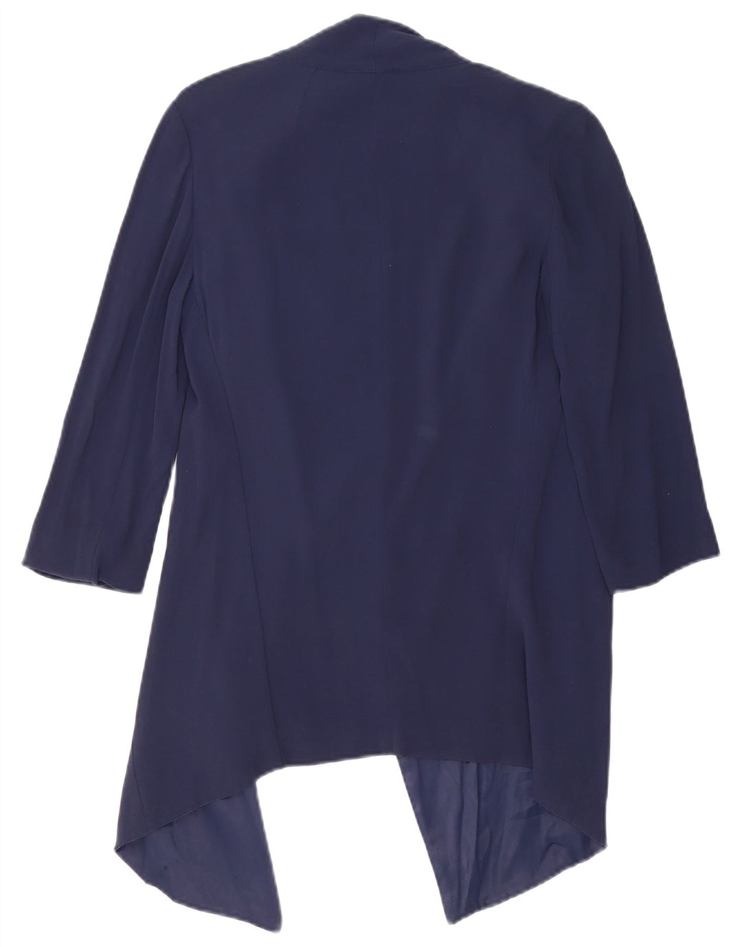 Max & Co. Veste blazer ouverte à manches 3/4 pour femme UK 6 XS Bleu marine Viscose