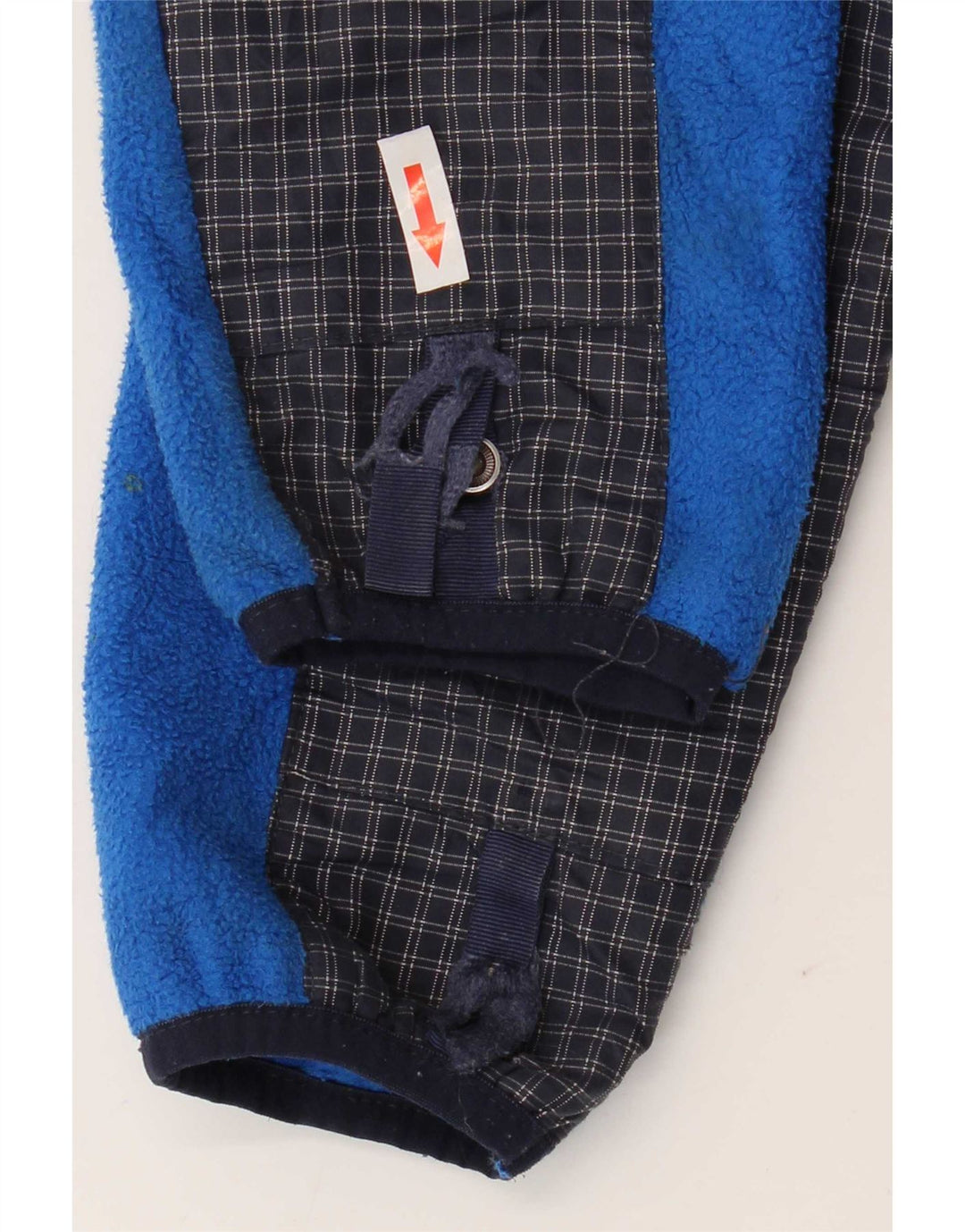 The North Face Veste Polaire à Capuche Garçon 10-11 Ans Bleu Moyen Carreaux