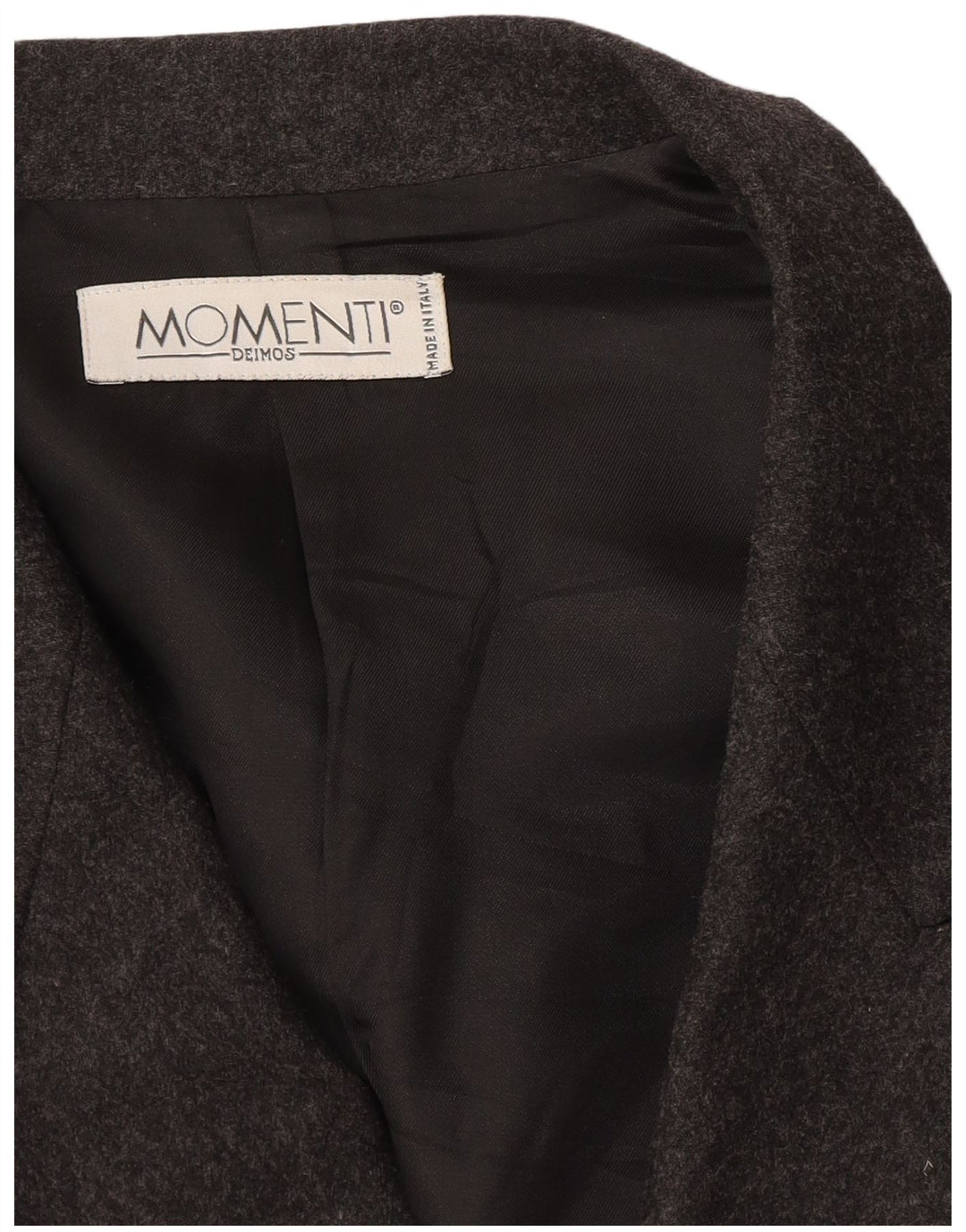 Momenti Veste blazer croisée pour femme UK 14 Gris moyen