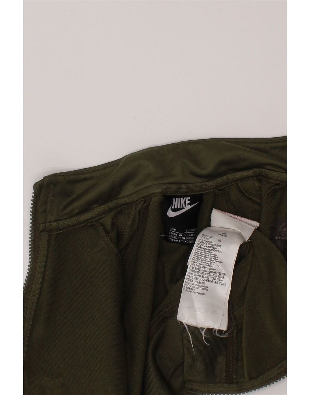 Nike Veste de survêtement graphique pour bébé garçon 12-18 mois Kaki Polyester