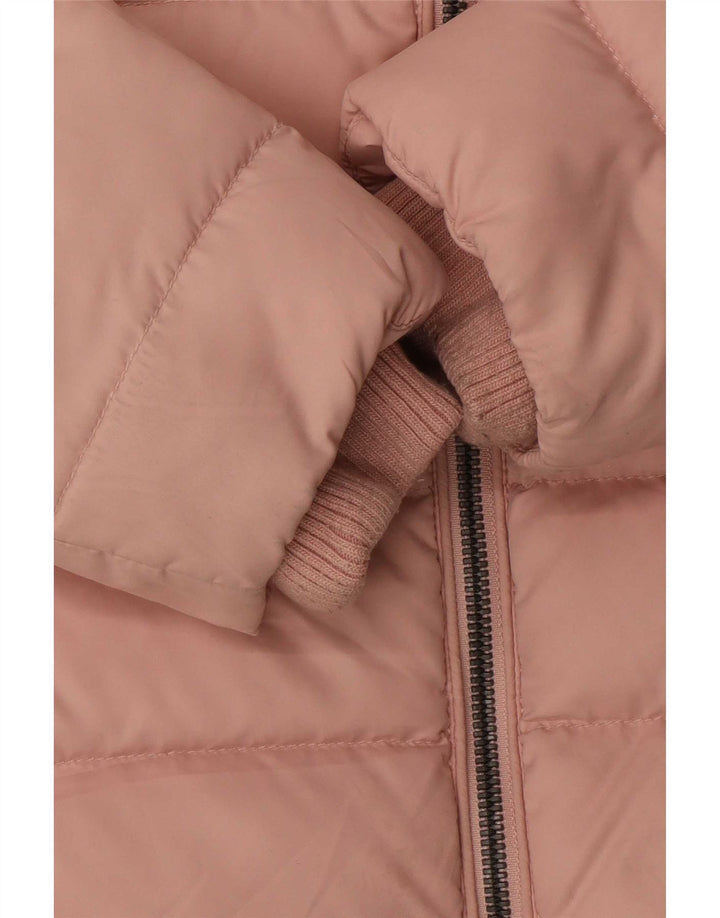 Tommy Hilfiger Veste matelassée à capuche pour femme UK 10 Small Rose Polyester