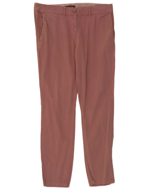 Marks & Spencer Pantalon chino slim pour femme UK 14 Large W36 L30 Coton rose