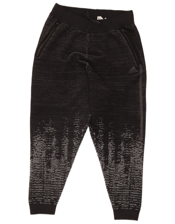 Adidas Pantalon de survêtement pour homme en laine géométrique noir moyen