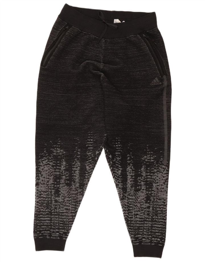 Adidas Pantalon de survêtement pour homme en laine géométrique noir moyen