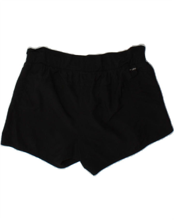 ADIDAS Womens Climalite Sport Shorts UK 12/14 Medium  Black Polyester Vintage Adidas and Second-Hand Adidas from Messina Hembry 